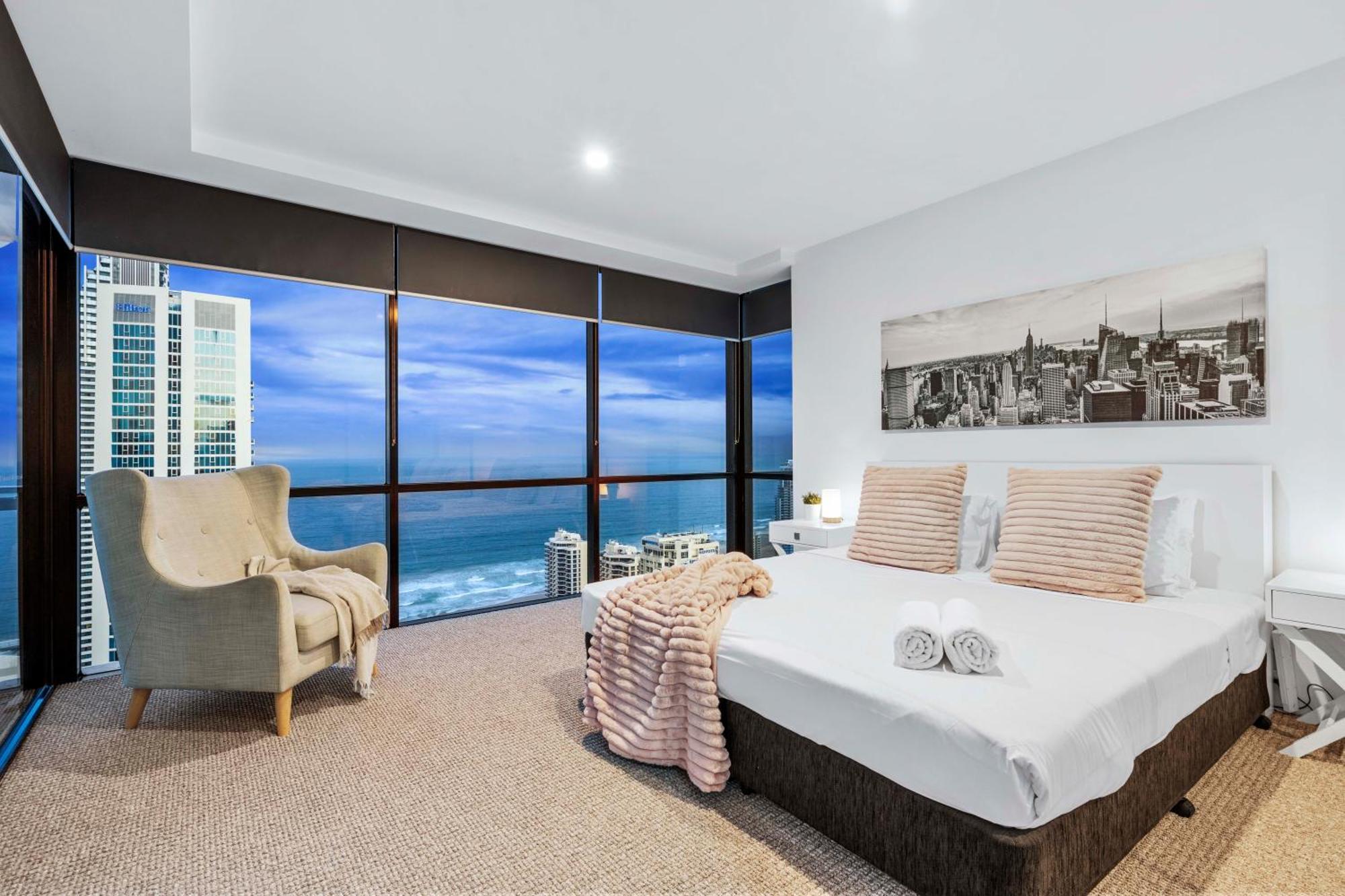 Ocean View Apartments With Balcony - Circle On Cavill - Central Location! - Self Contained & Privately Managed Gold Coast Ngoại thất bức ảnh