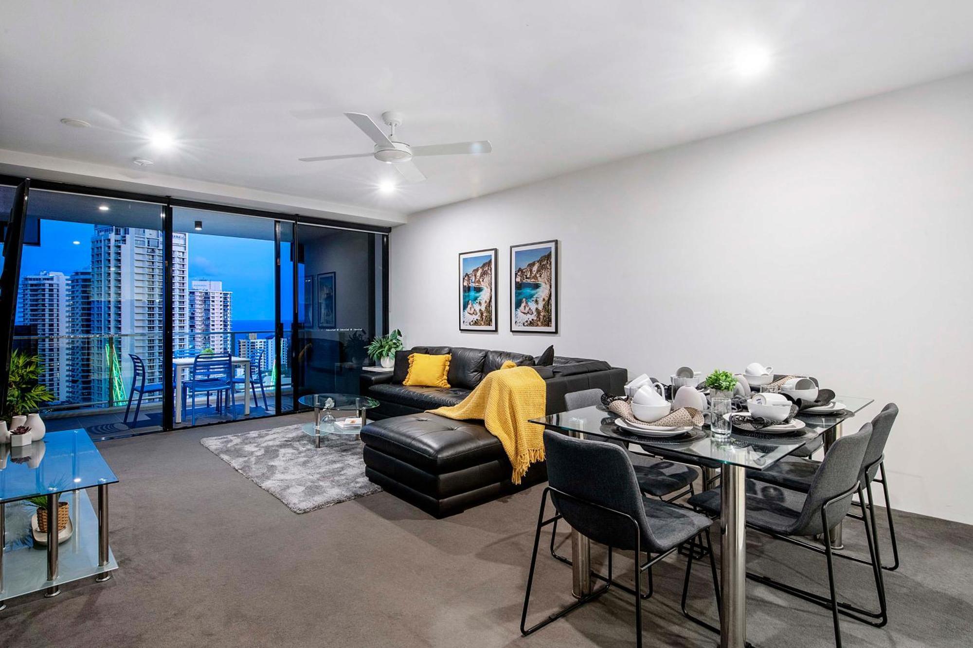 Ocean View Apartments With Balcony - Circle On Cavill - Central Location! - Self Contained & Privately Managed Gold Coast Ngoại thất bức ảnh