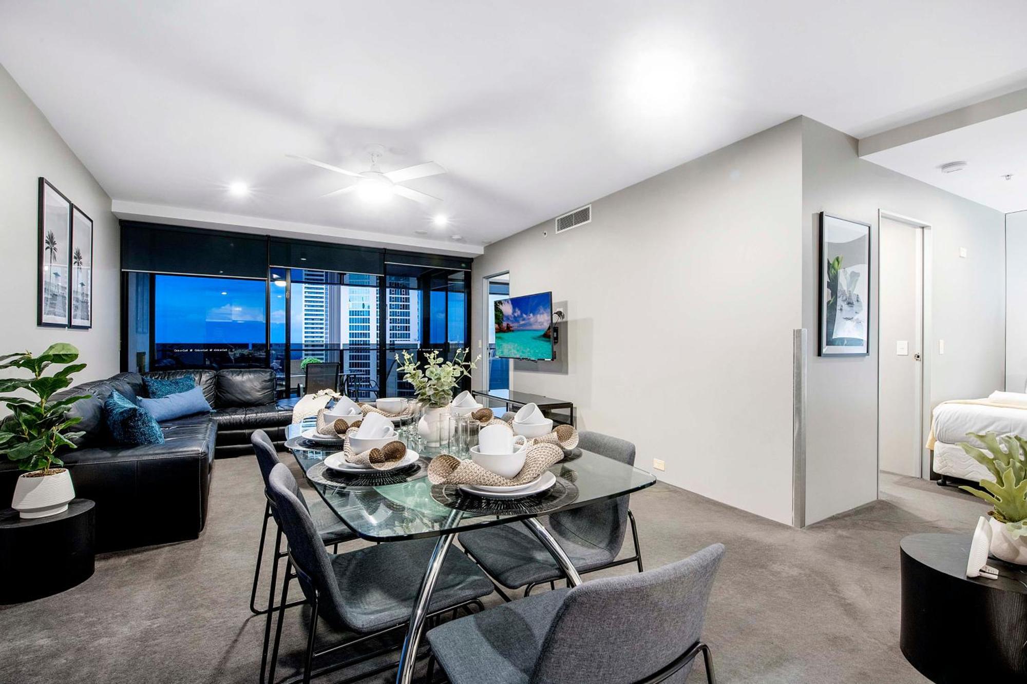 Ocean View Apartments With Balcony - Circle On Cavill - Central Location! - Self Contained & Privately Managed Gold Coast Ngoại thất bức ảnh